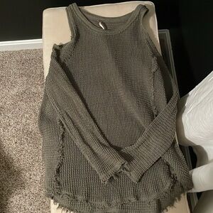 Free people off the shoulder sweater